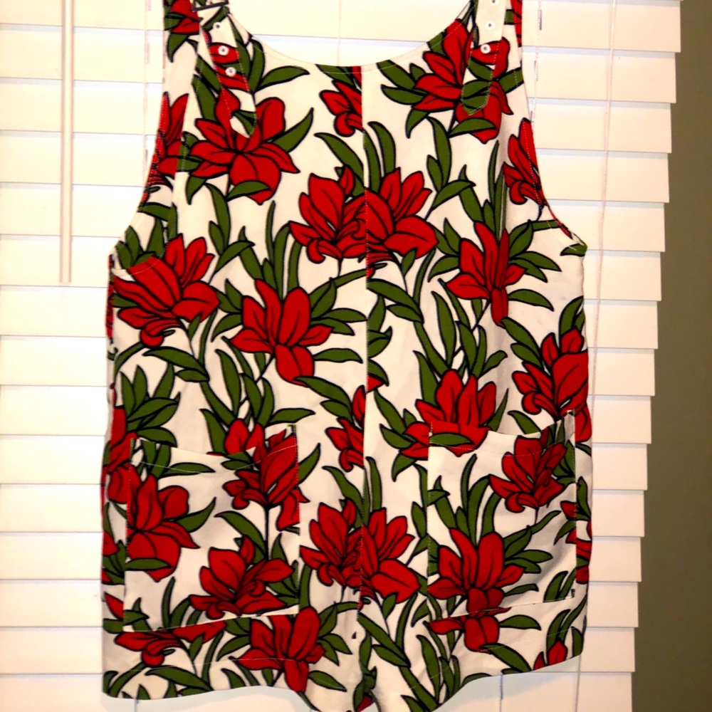 FLOWERED ROMPER